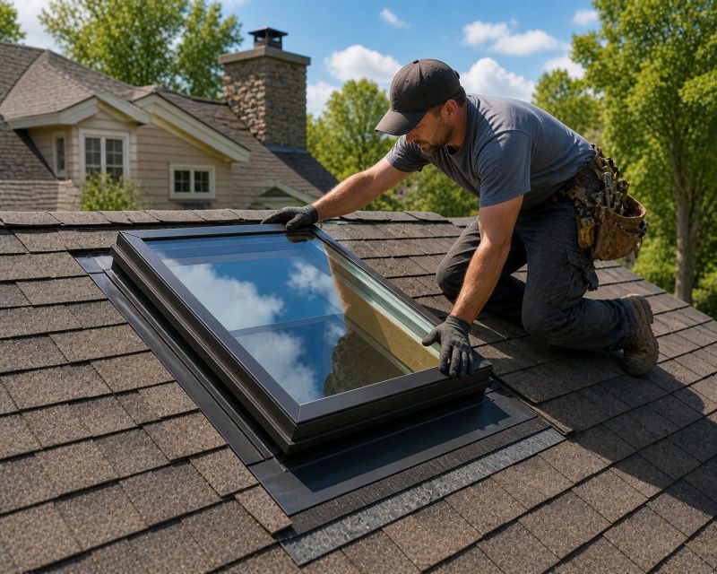 Glass Skylight Replacement in Gig Harbor, WA